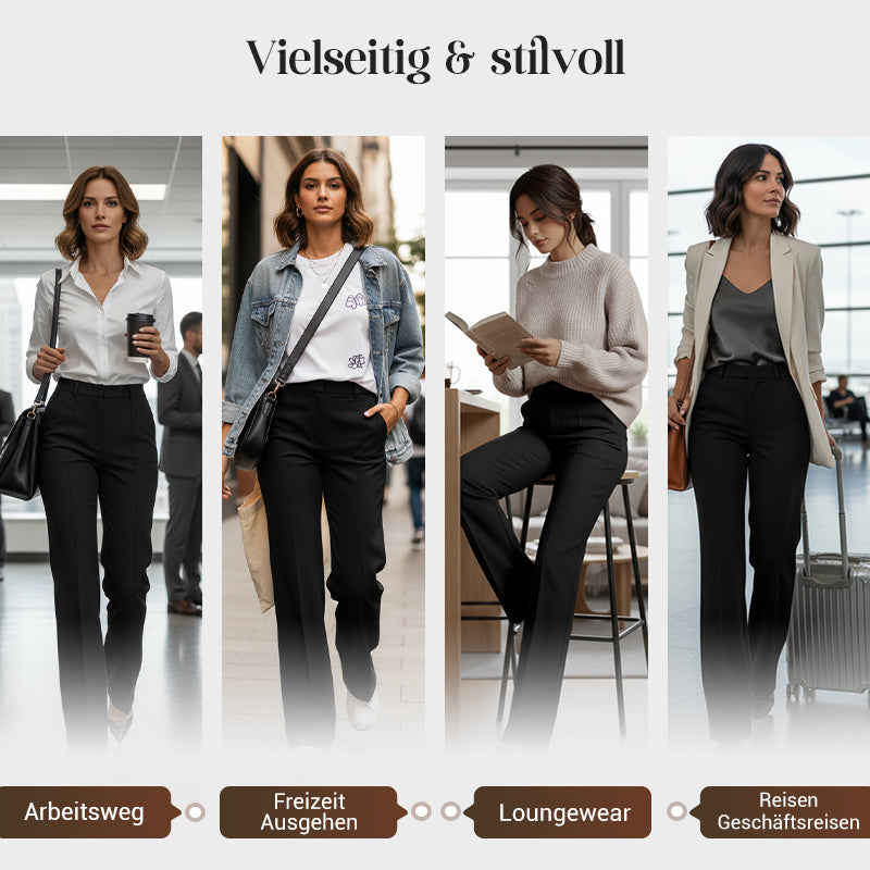 Elegancia High Waist Anzughose – Schlanke Silhouette, Tag für Tag