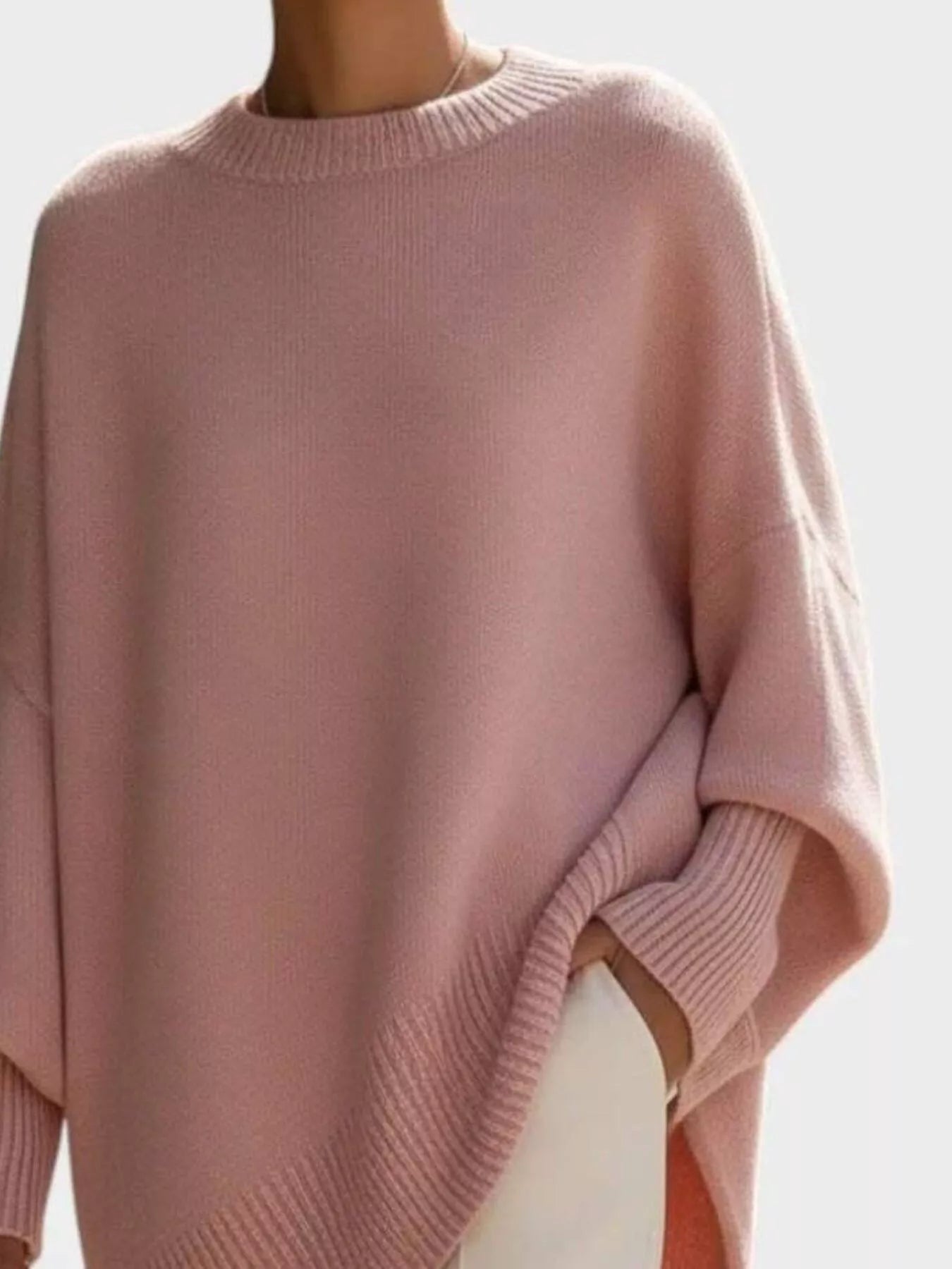Aurélie Oversize Strickpullover - Kuschelige Eleganz für jeden Tag