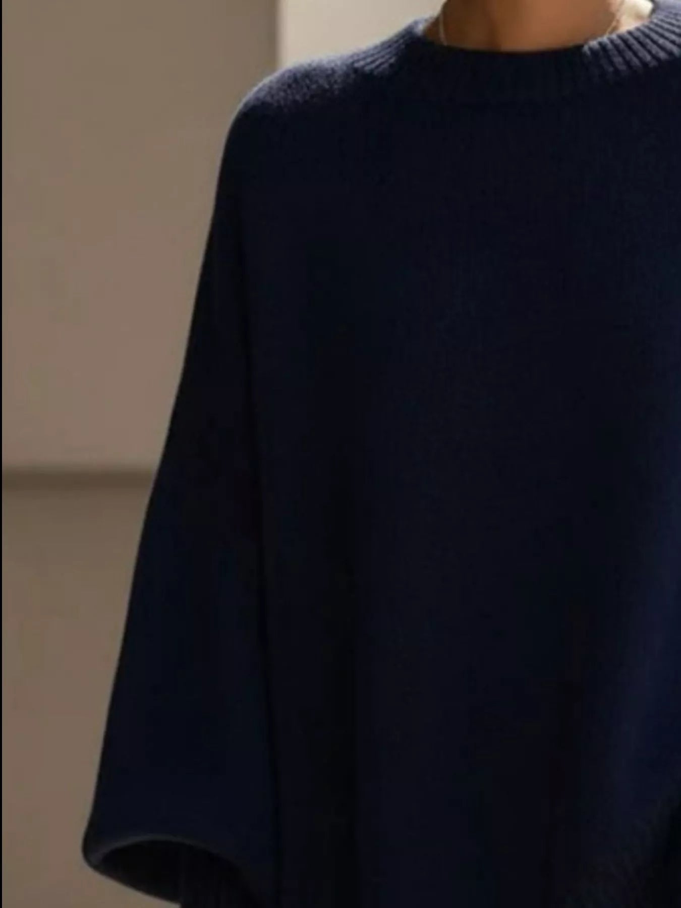 Aurélie Oversize Strickpullover - Kuschelige Eleganz für jeden Tag