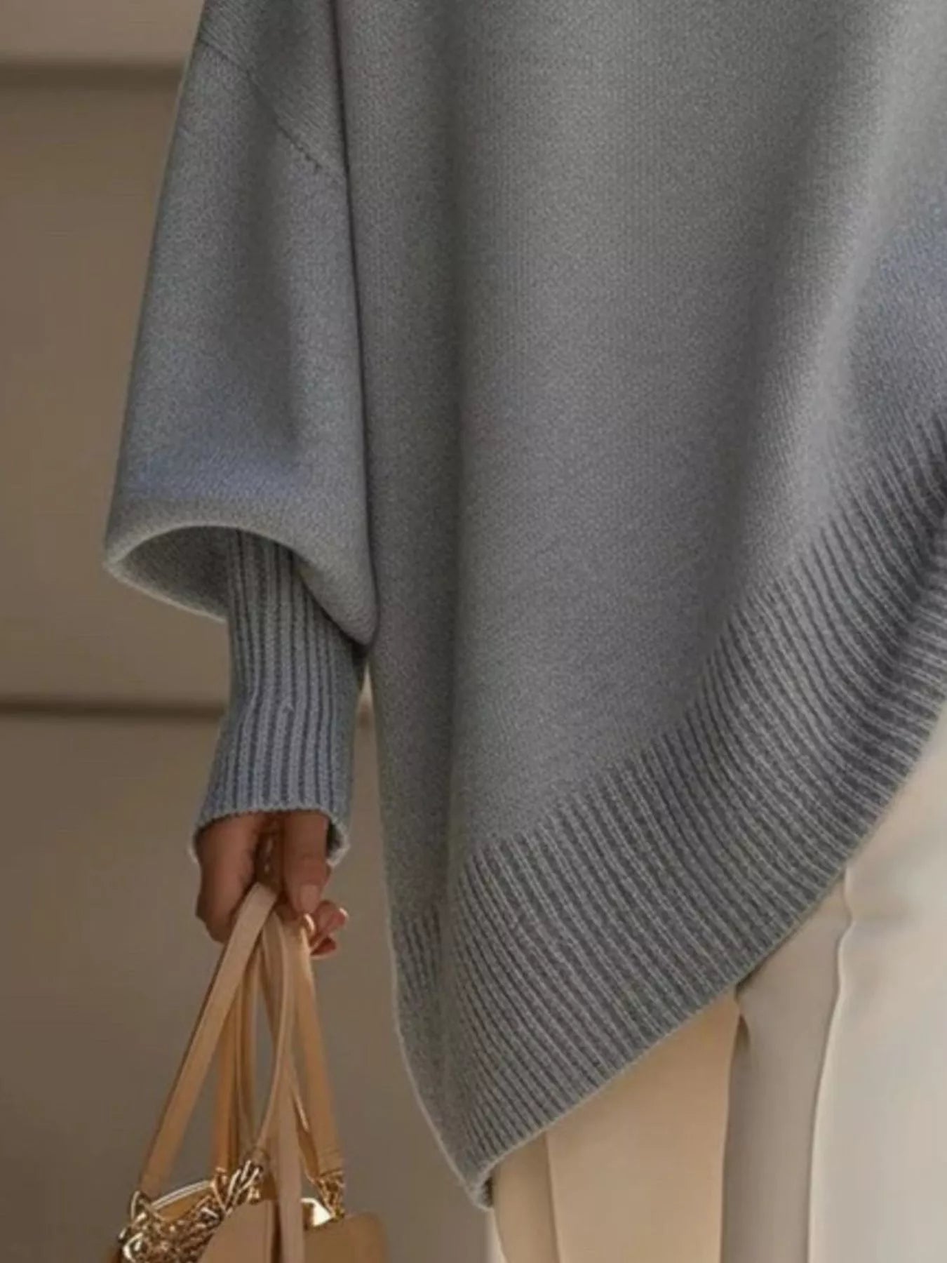 Aurélie Oversize Strickpullover - Kuschelige Eleganz für jeden Tag