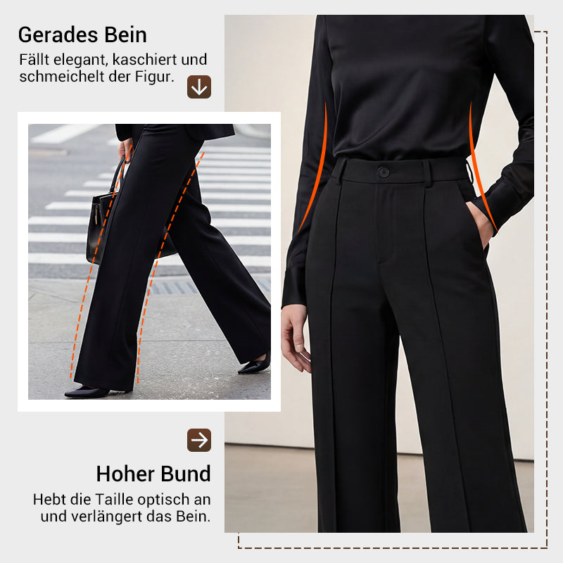 Elegancia High Waist Anzughose – Schlanke Silhouette, Tag für Tag