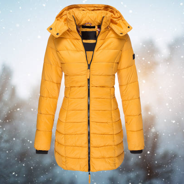 Emilia – Women’s Extra Warm Quilted Winter Jacket with Hood
