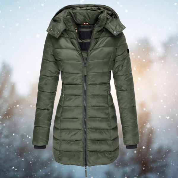 Emilia – Women’s Extra Warm Quilted Winter Jacket with Hood