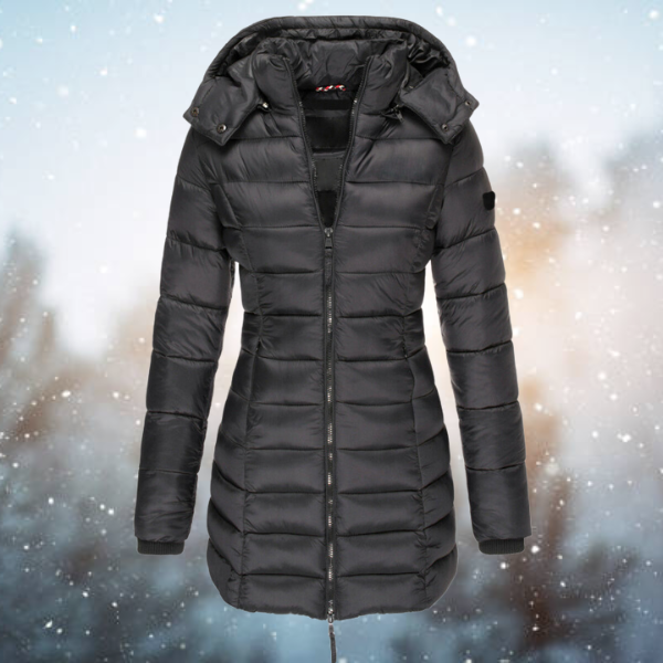 Emilia – Women’s Extra Warm Quilted Winter Jacket with Hood