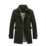 Lorenzo – Classic Men’s Coat for Autumn with Lapel Collar