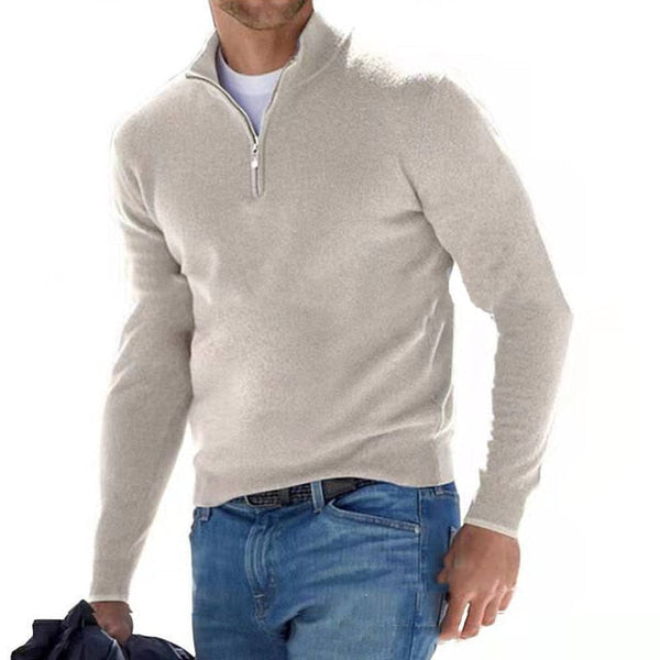 Oliver – Men’s V-Neck Cotton Blend Jumper for Casual & Smart Outfit