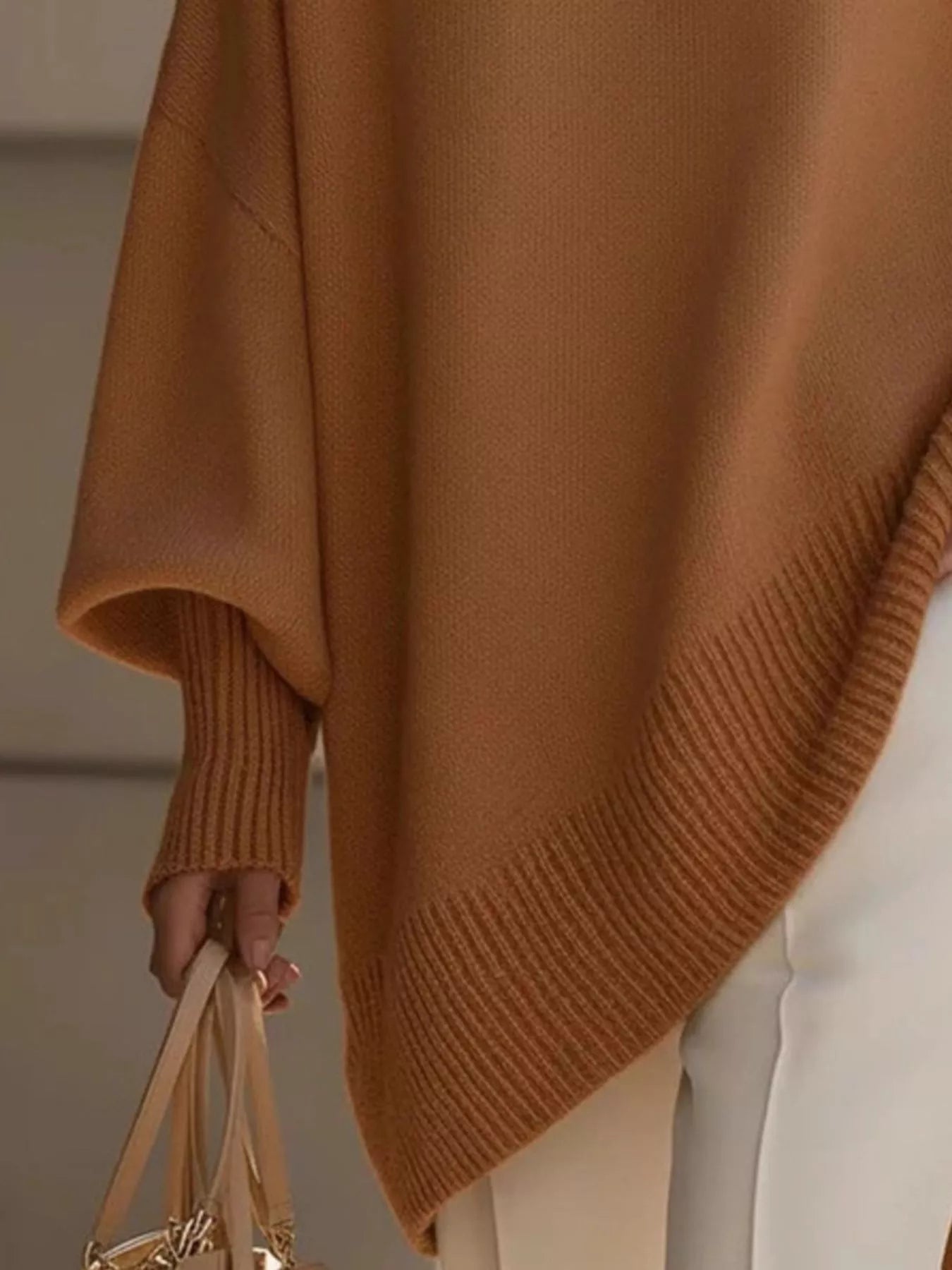 Aurélie Oversize Strickpullover - Kuschelige Eleganz für jeden Tag