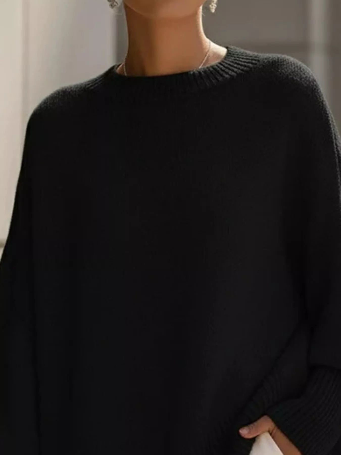 Aurélie Oversize Strickpullover - Kuschelige Eleganz für jeden Tag