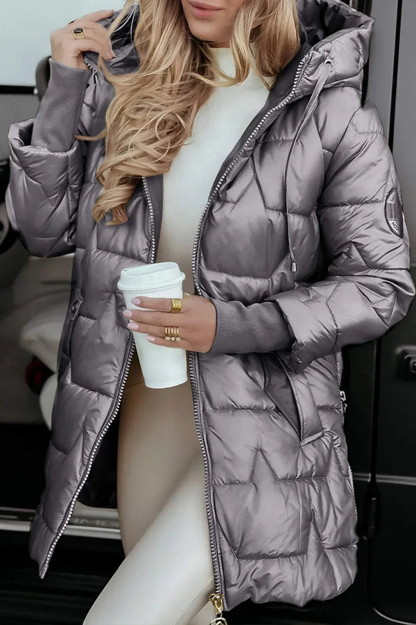 Clara – Women’s Stylish Winter Jacket with Hood & Padded Lining