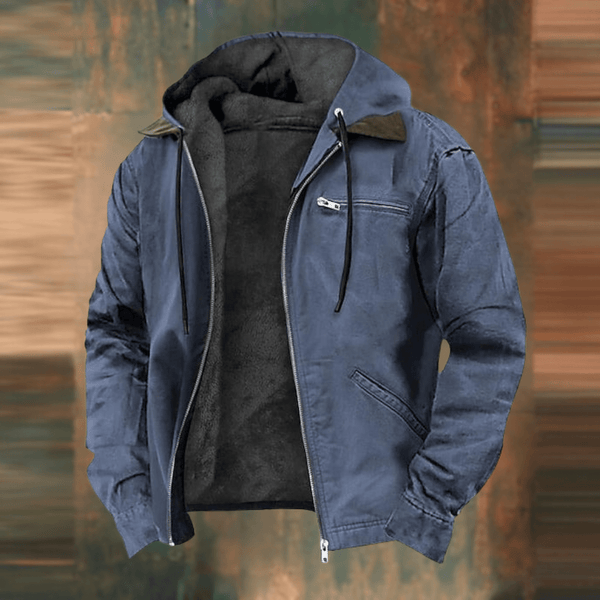 Noah – Men’s Bomber Jacket with Hood & Warm Lining