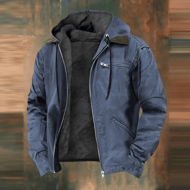 Noah – Men’s Bomber Jacket with Hood & Warm Lining