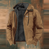 Noah – Men’s Bomber Jacket with Hood & Warm Lining