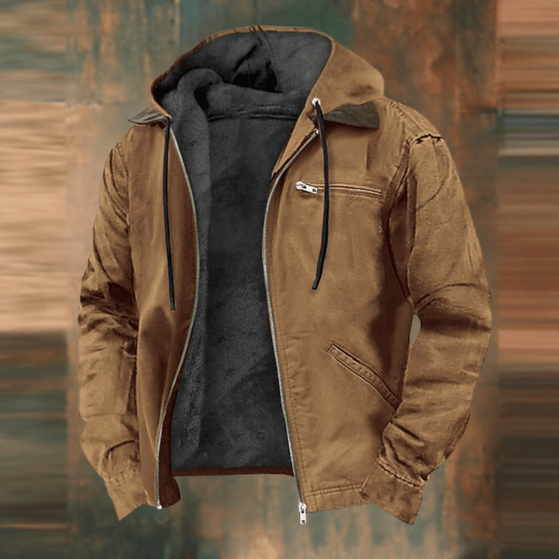 Noah – Men’s Bomber Jacket with Hood & Warm Lining