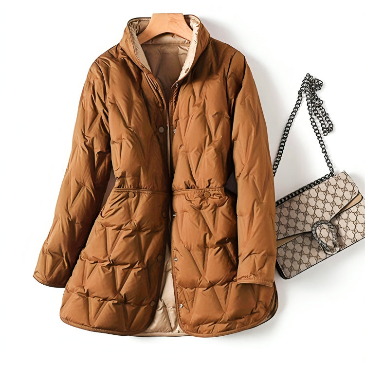 Sophia – Women’s Elegant Winter Coat with Warm Insulated Lining